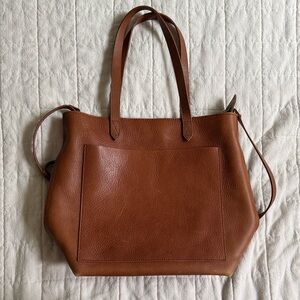 Madewell Brown Transport Tote with crossbody
